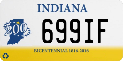 IN license plate 699IF