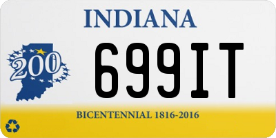 IN license plate 699IT