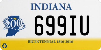 IN license plate 699IU