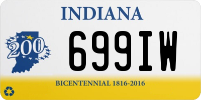 IN license plate 699IW