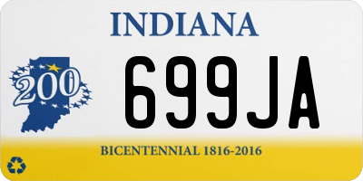 IN license plate 699JA