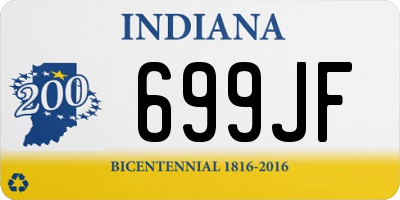 IN license plate 699JF