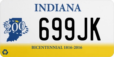 IN license plate 699JK