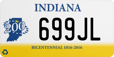 IN license plate 699JL