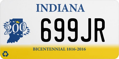 IN license plate 699JR