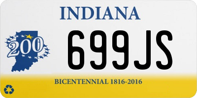 IN license plate 699JS