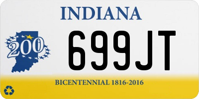 IN license plate 699JT