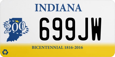 IN license plate 699JW
