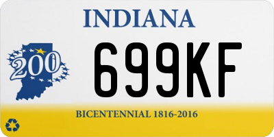 IN license plate 699KF