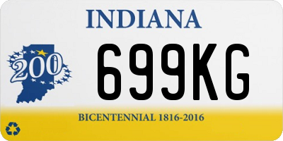 IN license plate 699KG