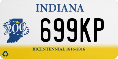 IN license plate 699KP