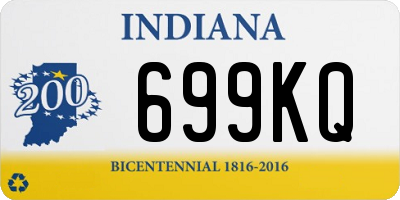 IN license plate 699KQ