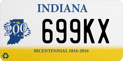 IN license plate 699KX