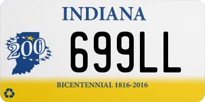 IN license plate 699LL