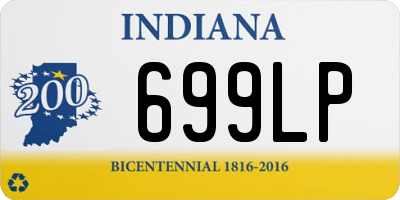 IN license plate 699LP