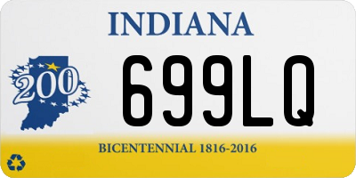 IN license plate 699LQ