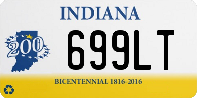 IN license plate 699LT