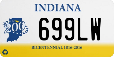 IN license plate 699LW