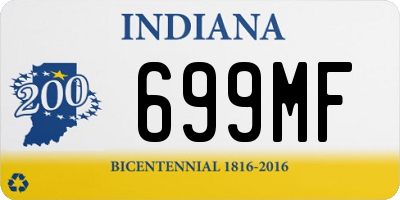 IN license plate 699MF