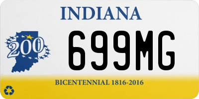 IN license plate 699MG