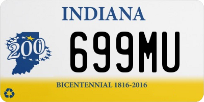 IN license plate 699MU
