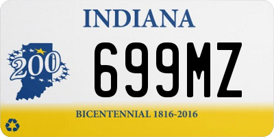 IN license plate 699MZ