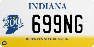 IN license plate 699NG