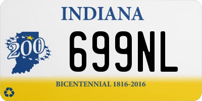 IN license plate 699NL