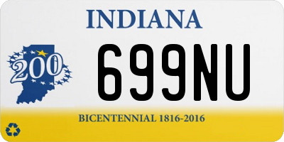 IN license plate 699NU