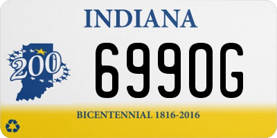 IN license plate 699OG