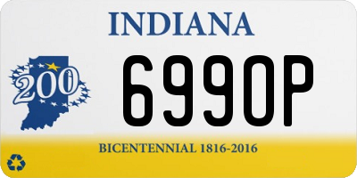 IN license plate 699OP