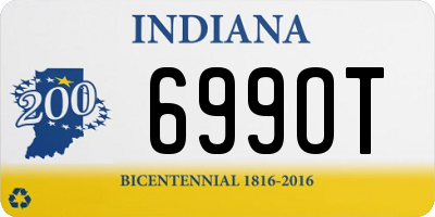 IN license plate 699OT