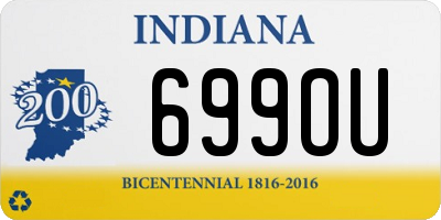 IN license plate 699OU