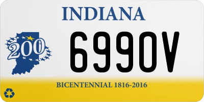 IN license plate 699OV