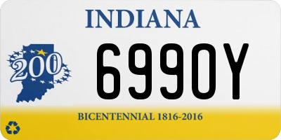 IN license plate 699OY