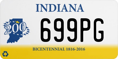 IN license plate 699PG