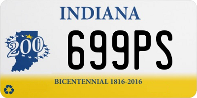 IN license plate 699PS