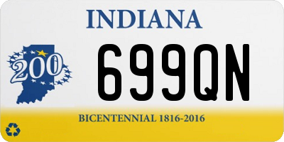 IN license plate 699QN