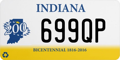 IN license plate 699QP