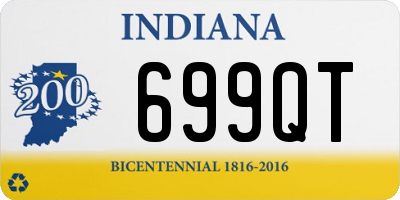 IN license plate 699QT