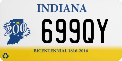 IN license plate 699QY