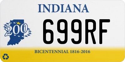 IN license plate 699RF