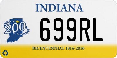 IN license plate 699RL