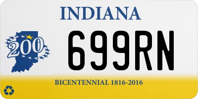 IN license plate 699RN