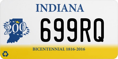 IN license plate 699RQ