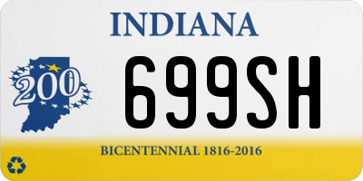 IN license plate 699SH