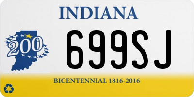 IN license plate 699SJ