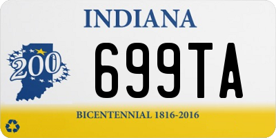 IN license plate 699TA