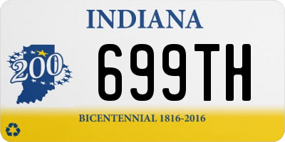 IN license plate 699TH