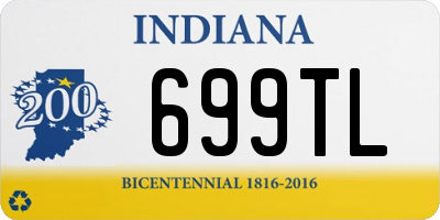 IN license plate 699TL